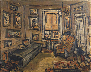 Living room on Pine Street